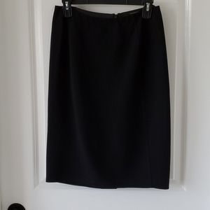 Donna karen black pencil skirt
